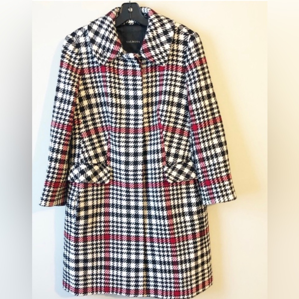 New Talbot plaid coat..